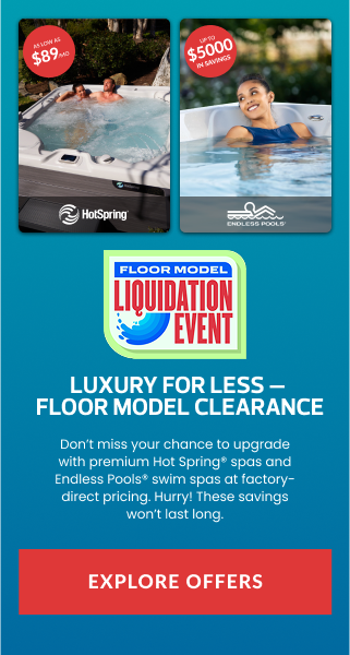 Floor model Liquidation event hero banner mobile