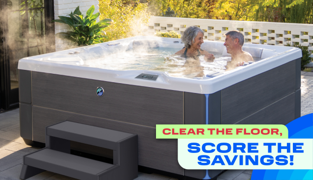 Floor model Liquidation event hot tubs